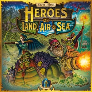 DMGGAM801 Heroes Of Land Air And Sea Board Game (Damaged) published by Gamelyn Games