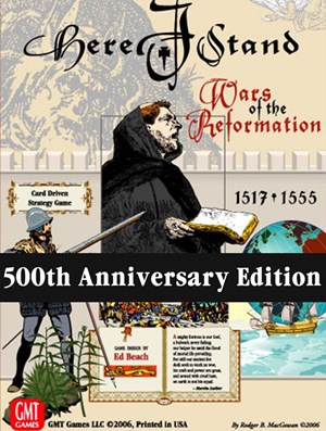 DMGGMT051217 Here I Stand Board Game: 500th Anniversary Edition (Damaged) published by GMT Games