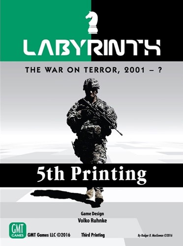 DMGGMT101224 Labyrinth: The War On Terror Board Game Fifth Printing (Damaged) published by GMT Games