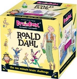 DMGGRE91030 Brainbox Game: Roald Dahl (55 Cards) (Damaged) published by Green Board Games