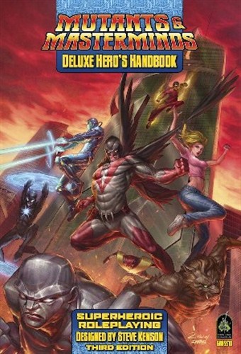 DMGGRR5510 Mutants And Masterminds: 3rd Edition Deluxe Hero's Handbook (Damaged) published by Green Ronin Publishing