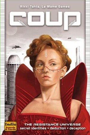 DMGIBCCOU1 Coup Card Game (Damaged) published by Indie Boards and Cards