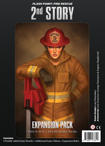 DMGIBCFPN1 Flash Point Fire Rescue: 2nd Story Expansion (Damaged) published by Indie Boards and Cards