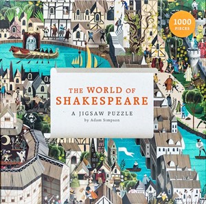 DMGLAKSHAKES The World Of Shakespeare Jigsaw Puzzle (Damaged) published by Laurence King