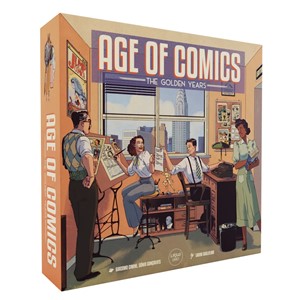 DMGLIRAC000 Age Of Comics Board Game (Damaged) published by Lirius Games