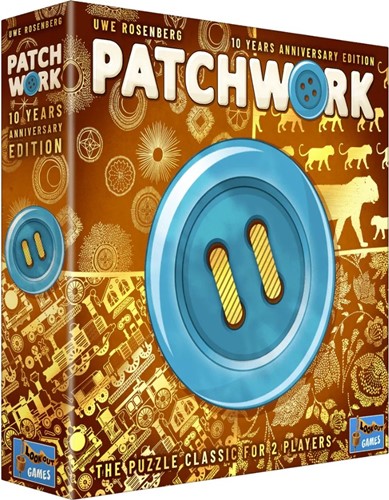 DMGLOG0179 Patchwork Board Game: 10th Anniversary Edition (Damaged) published by Lookout Spiele