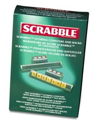 DMGLTL10207S Scrabble: Scoring Markers and Racks (Damaged) published by Tinderbox Games