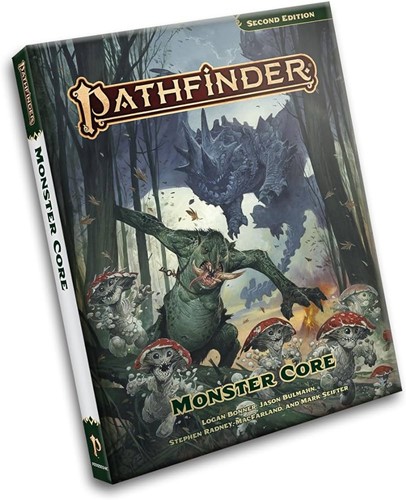 DMGPAI12003 Pathfinder RPG 2nd Edition: Monster Core (Damaged) published by Paizo Publishing