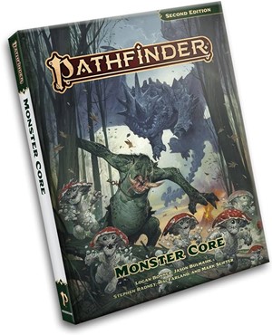 DMGPAI12003 Pathfinder RPG 2nd Edition: Monster Core (Damaged) published by Paizo Publishing