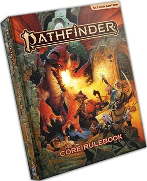 DMGPAI2101 Pathfinder RPG 2nd Edition: Core Rulebook (Hardcover) (Damaged) published by Paizo Publishing