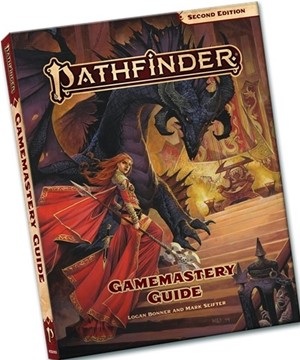 DMGPAI2103PE Pathfinder RPG 2nd Edition: Gamemastery Guide Pocket Edition (Damaged) published by Paizo Publishing
