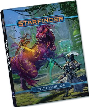 DMGPAI7107PE Starfinder RPG: Pact Worlds Pocket Edition (Damaged) published by Paizo Publishing