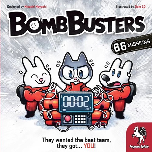 DMGPEG51280USA Bomb Busters Board Game (Damaged) published by Pegasus Spiele