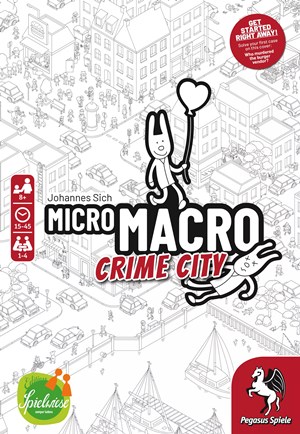 DMGPEG59060E MicroMacro Crime City Card Game (Damaged) published by Pegasus Spiele