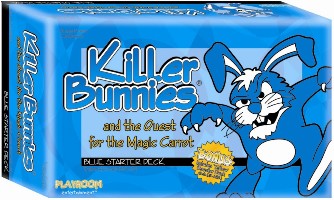 DMGPLE40100 Killer Bunnies Blue Starter Deck (Damaged) published by Playroom Entertainment