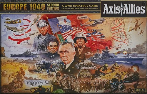 Axis And Allies Board Game: 1940 Europe 2nd Edition (Damaged)