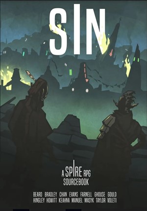 DMGRRDSINSPHB Spire RPG: Sin (Damaged) published by Rowan, Rook and Decard Ltd