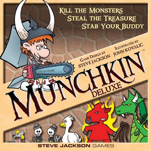 DMGSJ1483 Munchkin Deluxe Game (Damaged) published by Steve Jackson Games