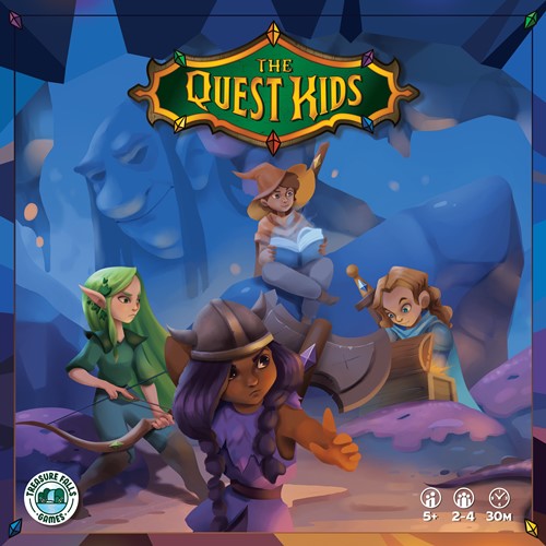 DMGTFA0100 The Quest Kids Board Game (Damaged) published by Treasure Falls Games