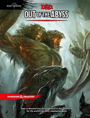 DMGWTCB2439 Dungeons And Dragons RPG: Out Of The Abyss (Damaged) published by Wizards of the Coast