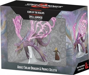 DMGWZK96168 Dungeons And Dragons: Spelljammer Adventures In Space Adult Solar Dragon And Prince Xeleth (Damaged) published by WizKids Games