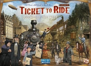DOW720036 Ticket To Ride Board Game: Legends Of The West Legacy Edition published by Days Of Wonder