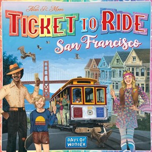 2!DOW720164 Ticket To Ride Board Game: San Francisco published by Days Of Wonder