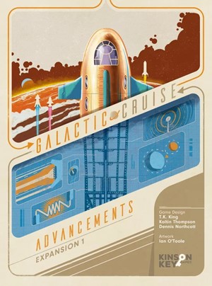 DRNGC002 Galactic Cruise Board Game: Advancements Expansion published by Dranda Games