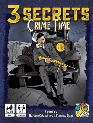 DVG5706 3 Secrets Card Game: Crime Time published by Da Vinci Games
