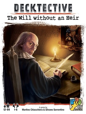 DVG5737 Decktective Card Game: The Will Without An Heir published by daVinci Editrice