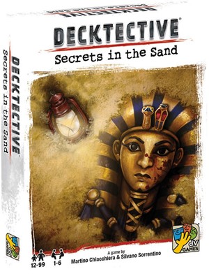 DVG5747 Decktective Card Game: Secrets In The Sand published by daVinci Editrice