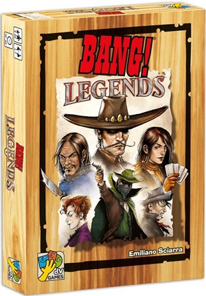 2!DVG9119 Bang! Card Game: Legends Expansion published by daVinci Editrice