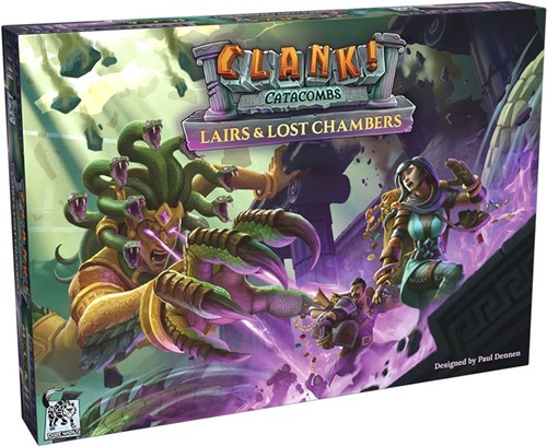 DWD02013 Clank! Deck Building Adventure Board Game: Catacombs Lairs And Lost Chambers Expansion published by Direwolf Digital