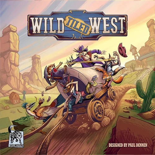 Wild Tiled West Board Game