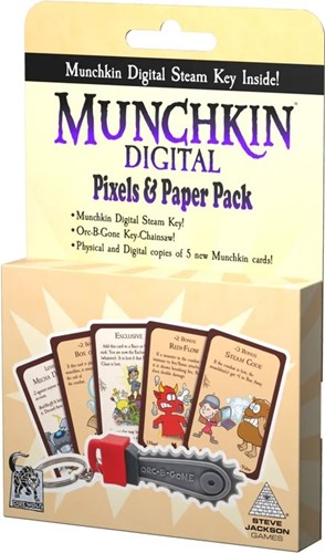 DWD09000 Munchkin Card Game: Digital Pixels And Paper Pack published by Direwolf Digital