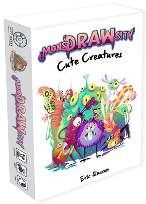 2!DWGMDSXCUT0995 MonsDRAWsity Card Game: Cute Creatures Expansion published by Deep Water Games