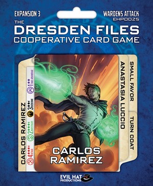 EHP0025 The Dresden Files Card Game: Expansion 3 Wardens Attack published by Evil Hat Productions