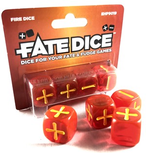 EHP9019 Fate RPG: Fire Dice published by Evil Hat Productions