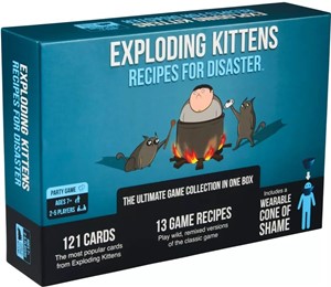 EKEKGRFD1 Exploding Kittens Card Game: Recipes For Disaster Expansion published by Exploding Kittens