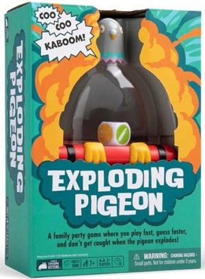 EKEXPICORE3 Exploding Pigeon Card Game published by Exploding Kittens