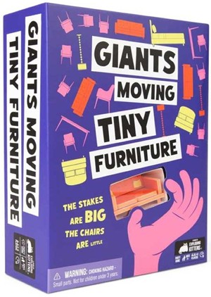 EKGMTFCORE3 Giants Moving Tiny Furniture Game published by Exploding Kittens