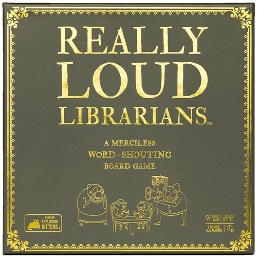 EKLOUDCORE4 Really Loud Librarians Card Game published by Exploding Kittens