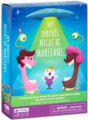 EKMRTNCORE4 My Parents Might Be Martians Card Game published by Exploding Kittens