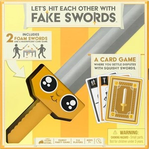 2!EKSWRDCORELG3 Let's Hit Each Other With Fake Swords Game published by Exploding Kittens