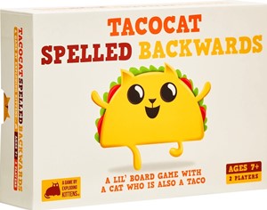 EKTACOCORE1 Tacocat Spelled Backwards Card Game published by Exploding Kittens