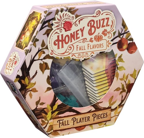 ELFECG030 Honey Buzz Board Game: Fall Flavors Upgraded Player Pieces published by Elf Creek Games