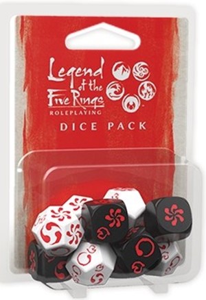 ESL5R03EN Legend Of The Five Rings RPG: Roleplaying Dice Pack published by Edge Entertainment Studio