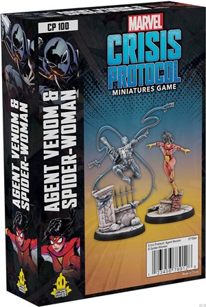 2!FFGCP100 Marvel Crisis Protocol Miniatures Game: Agent Venom And Spider Woman Pack published by Fantasy Flight Games
