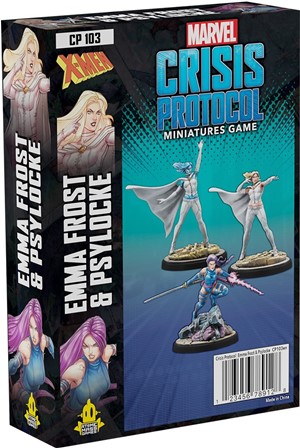 FFGCP103 Marvel Crisis Protocol Miniatures Game: Emma Frost And Psylocke Expansion published by Fantasy Flight Games