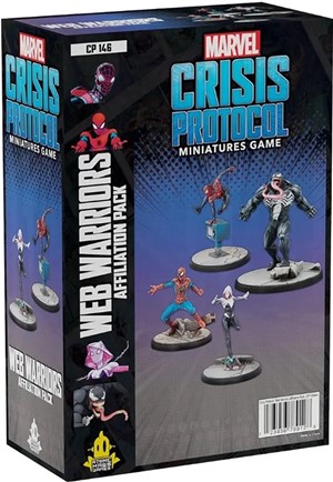 FFGCP146 Marvel Crisis Protocol Miniatures Game: Web Warriors Affiliation Pack published by Fantasy Flight Games